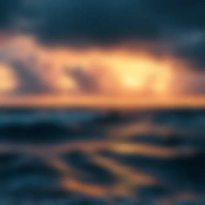 A cloudy sky above a sea with turbulent waves, reflecting a sense of confusion and disillusionment about 2026.