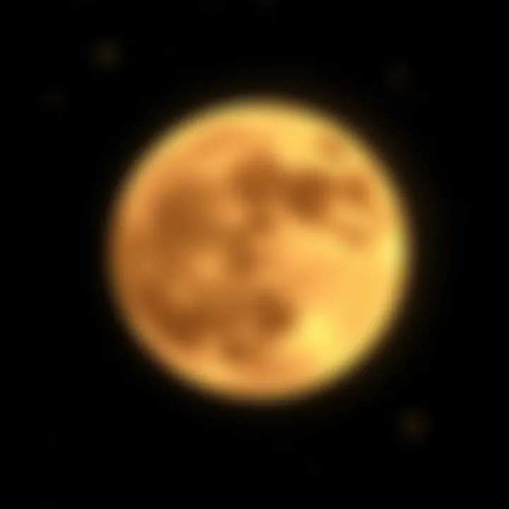 A full moon surrounded by stars and a faded eclipse shadow, symbolizing celestial events affecting emotions and energy levels.