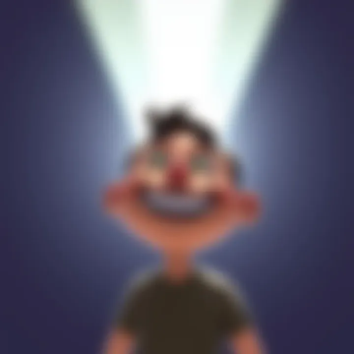 Funny Meme Go In The Light A creative meme titled Go In The Light featuring a cartoon character looking joyfully towards bright light with a big smile, showcasing a humorous perspective on positivity.