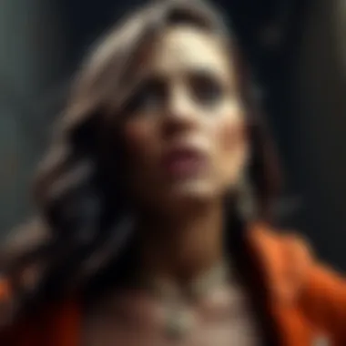 A portrait of Gabriela Rico Jimenez, a Mexican model, looking concerned as she speaks about her disturbing claims regarding elites and dark rituals.