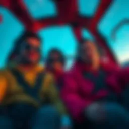 Argentine YouTuber Gaspi and musician Oliver Tree in a helicopter moments before the tragic crash.