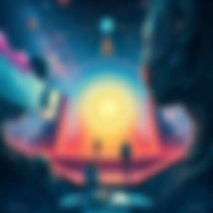 Cover illustration of the Gateway Tapes showing a symbolic representation of consciousness exploration