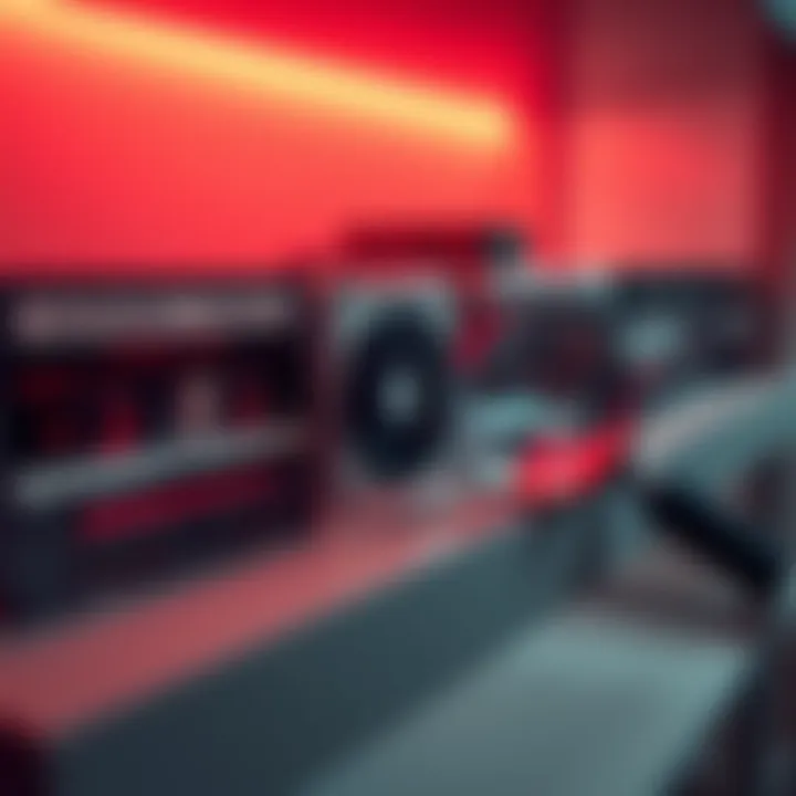 A collection of cassette tapes labeled as Gateway Tapes lined up on a shelf, with a magnifying glass placed beside them for emphasis.