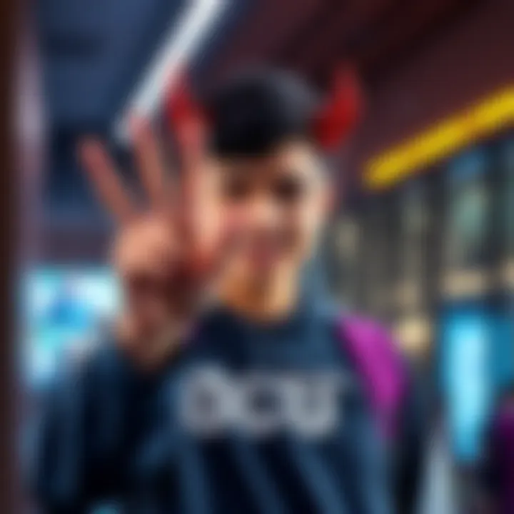 GCU Advertisement with Devil Horns Gesture Grand Canyon University ad showcasing a student making a devil horns hand gesture, sparking controversy.