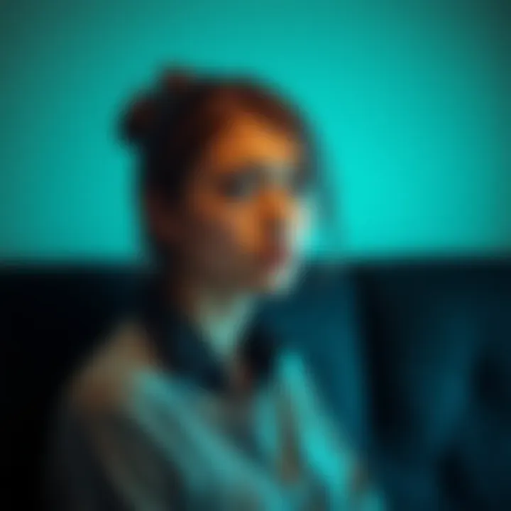 A Gemini person looking suspicious, glancing sideways with a worried expression, symbolizing signs of infidelity in relationships.