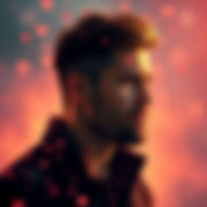 Visual representation of a Gemini man contemplating love and vulnerability