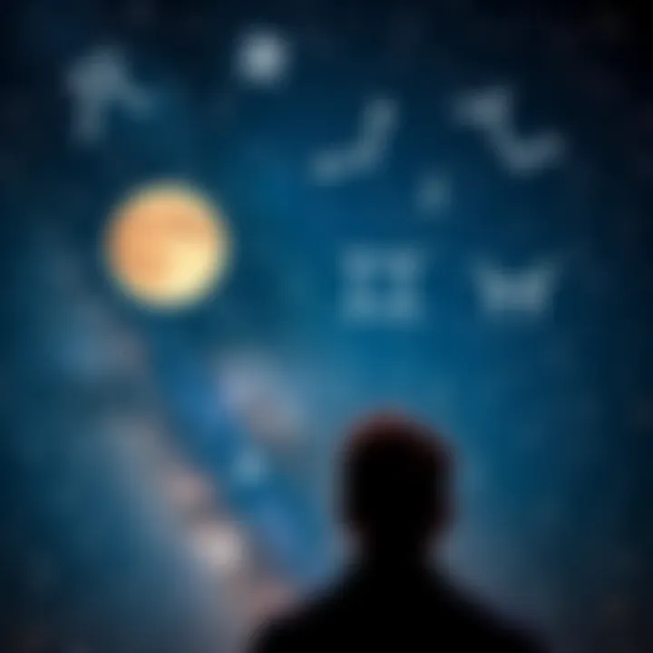 A person looking up at a starry night sky, with constellations highlighting Gemini, symbolizing attraction to Gemini moons.