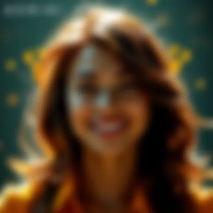 A warm and friendly person symbolizing Gemini rising traits, showcasing adaptability and loyalty with a welcoming smile.