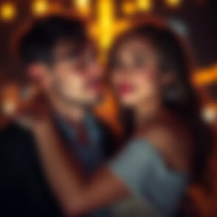 A couple looking playful and lighthearted, representing the fun and challenges of Gemini Venus in relationships.