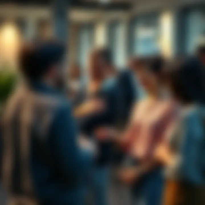 A group of men and women engaging in conversation, symbolizing unity and understanding between genders.