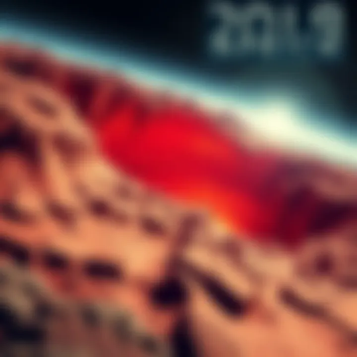 A visualization of a massive geological blob in the Earth's mantle beneath Africa, showcasing the Richat structure and its influence on elevation.