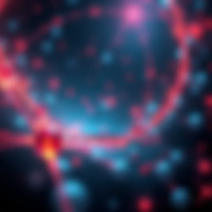 Visual representation of geometric shapes influencing electron movement in matter, symbolizing new discoveries in physics and engineering.