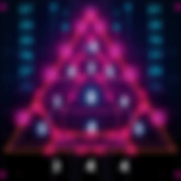 A triangle formed by the absolute differences of consecutive prime numbers, showcasing a unique pattern and geometric structure.