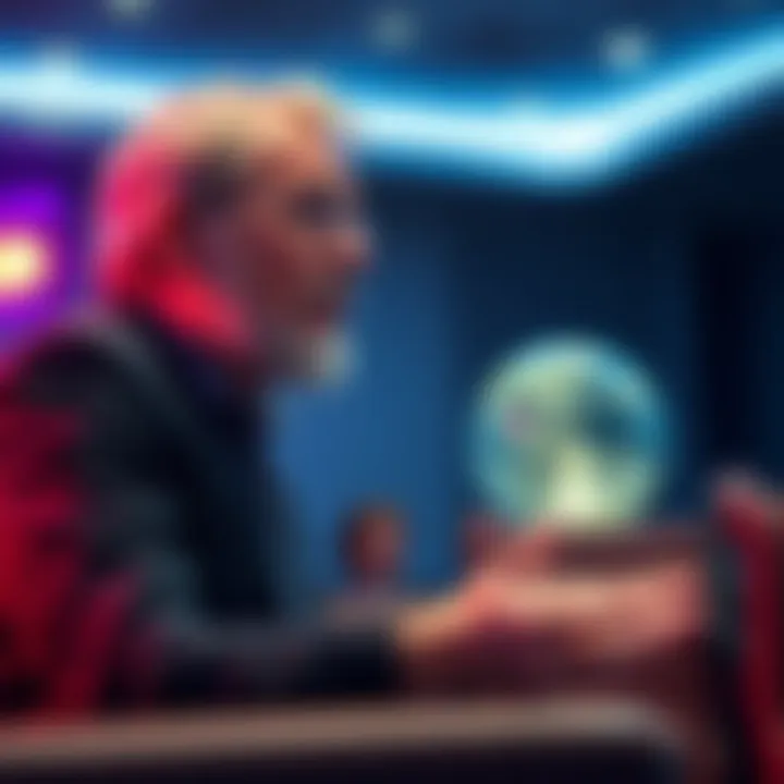 George P. Hansen Discussing Remote Viewing George P. Hansen speaking about remote viewing and paranormal topics at a seminar