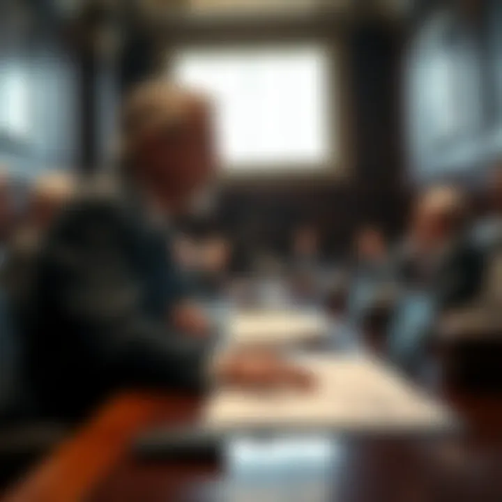 George Knapp speaking at a congressional hearing about UAP issues, with charts and documents on the table