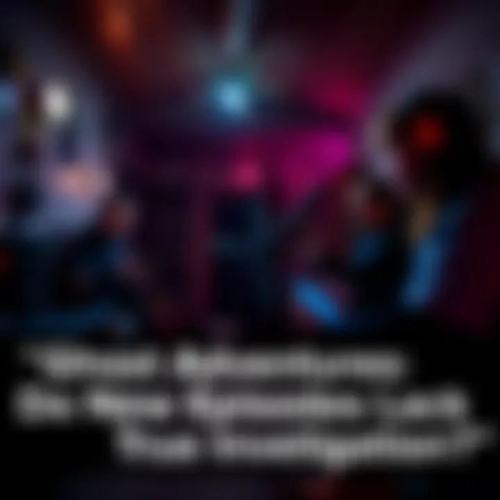 The Ghost Adventures crew conducting an investigation in a dimly lit room filled with paranormal equipment.