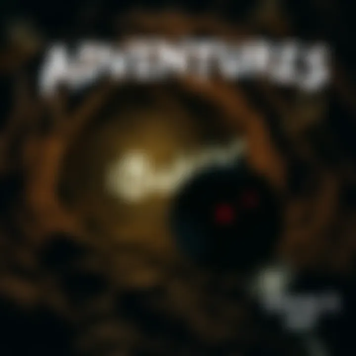 Ghost Adventures EVP scene A dark underground creek with eerie shadows, highlighting an old recording device capturing the word 'Bubble'.