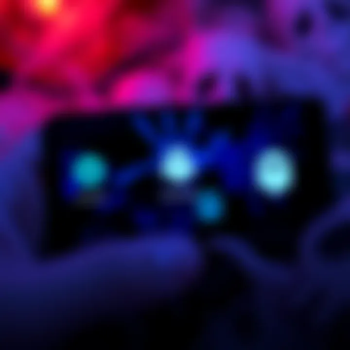 A smartphone displaying the home screens of GhostTalk, GhostTalker Light, and GhostTube Vox apps with a spooky background