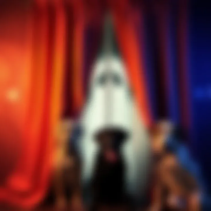 A photo showing a potential ghost face hidden behind curtains with dogs nearby and strange shadows