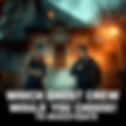 A haunted house scene featuring Amy Adams and Steve DiSchiavi alongside the Ghost Adventures Crew, ready to investigate