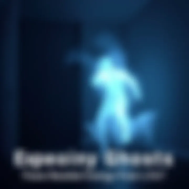 A soft, glowing figure representing a ghost in a dark room, symbolizing residual energy.