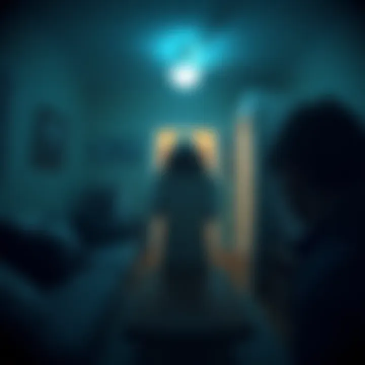A blurry figure appears in a dark room, captured by a pet camera, stirring discussions about paranormal activity.