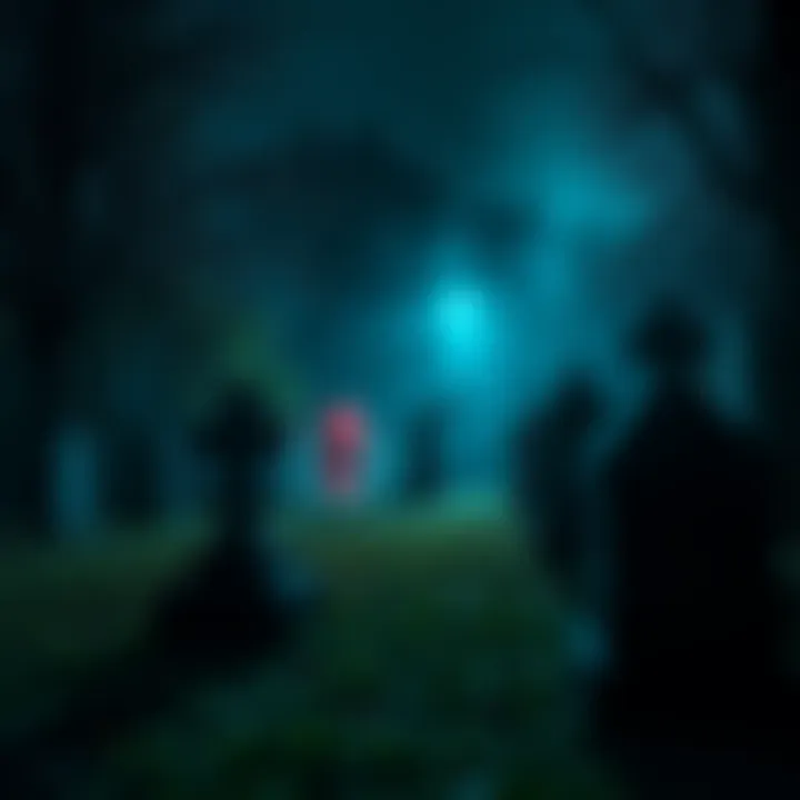Ghostly Figures in Graveyard Eyewitness account of ghostly figures spotted in a dark graveyard at night