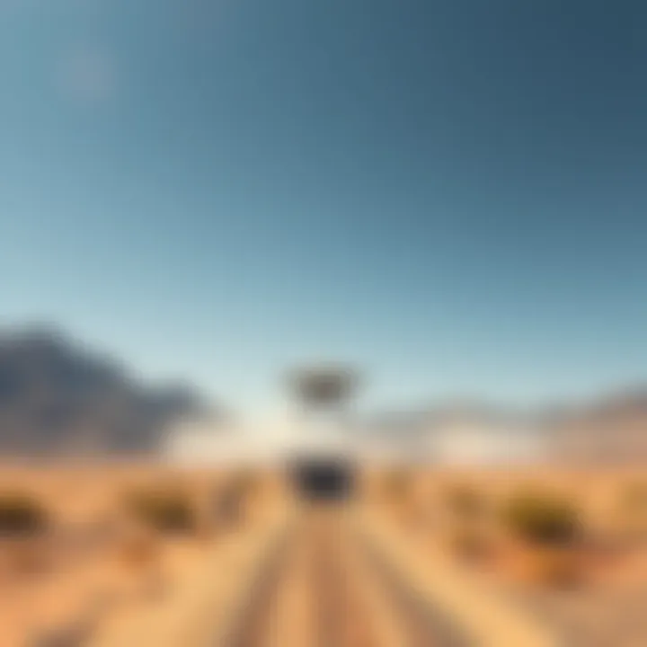 Giant Creature Near Area 51 Eyewitnesses report a large, shadowy figure in the desert near Area 51, capturing the attention of onlookers.