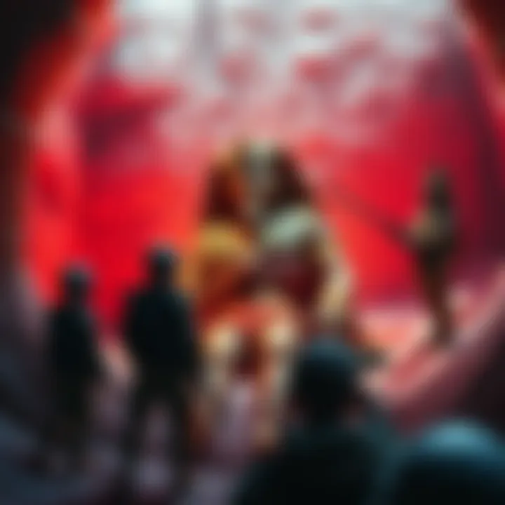 Military personnel stand beside a 10-foot tall mummy believed to be King Gilgamesh in an ancient tomb in Iraq.