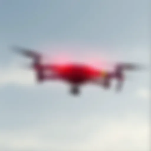 An object from the Gimbal UAP video showcasing incredible flight maneuvers without visible propulsion or wings, against a clear sky.