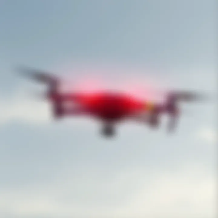 An object from the Gimbal UAP video showcasing incredible flight maneuvers without visible propulsion or wings, against a clear sky.