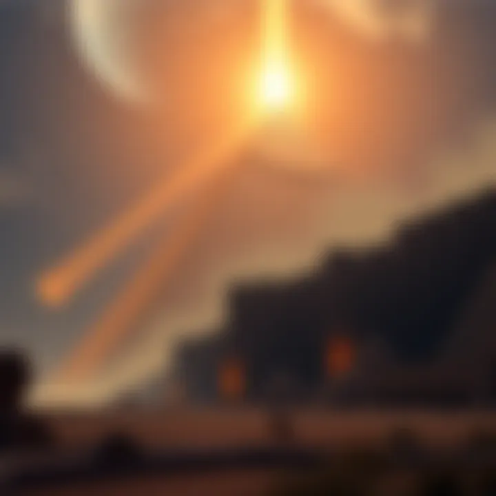 Mysteries of the Giza Pyramid and Silo Connection A striking visual representation of the hidden structures beneath Giza, juxtaposed with elements from the Silo television show, symbolizing ancient and modern themes of secrecy and survival.