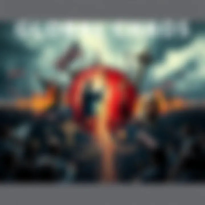 A collage showing symbols of political unrest and religious imagery, depicting the clash of agendas in a turbulent world.