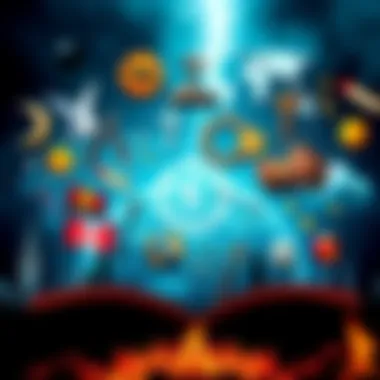 A collage showing symbols of technology, world maps, and religious imagery representing prophecies and global governance discussions.