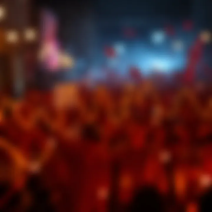 A graphic showing fluctuating lines representing collective emotions during global events like celebrations and protests.