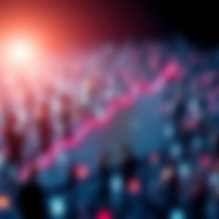 A graph showing a downward trend in global population statistics for 2025