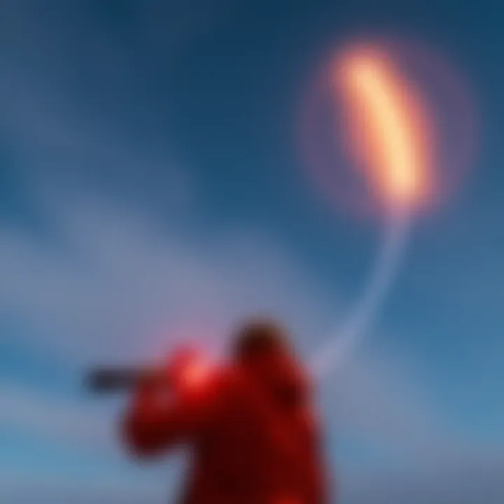 Glowing Rod in Alaska Sky A veteran in Fox, Alaska captures a strange glowing rod moving in the sky, resembling a bright object with a unique shape.