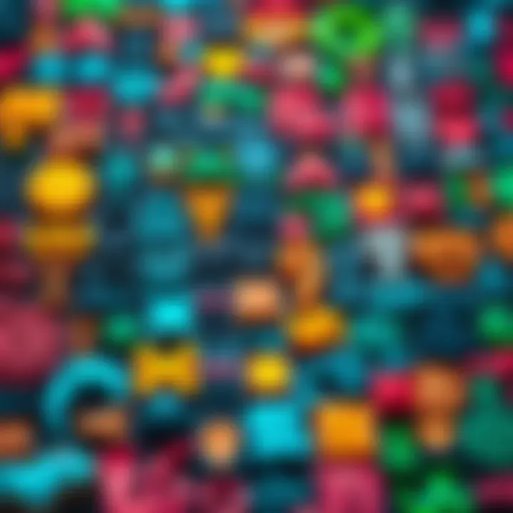 Glyph Designs Collection A colorful array of 20,000 unique glyphs showcasing ancient and modern styles