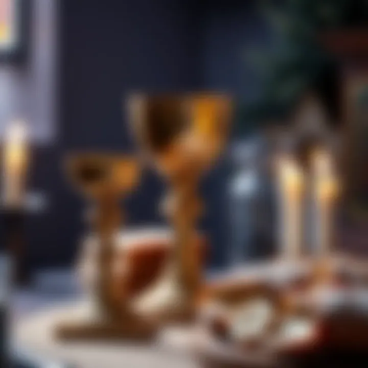 Gnostic Communion Symbol A traditional communion cup and bread with Gnostic symbols in the background, representing spiritual beliefs