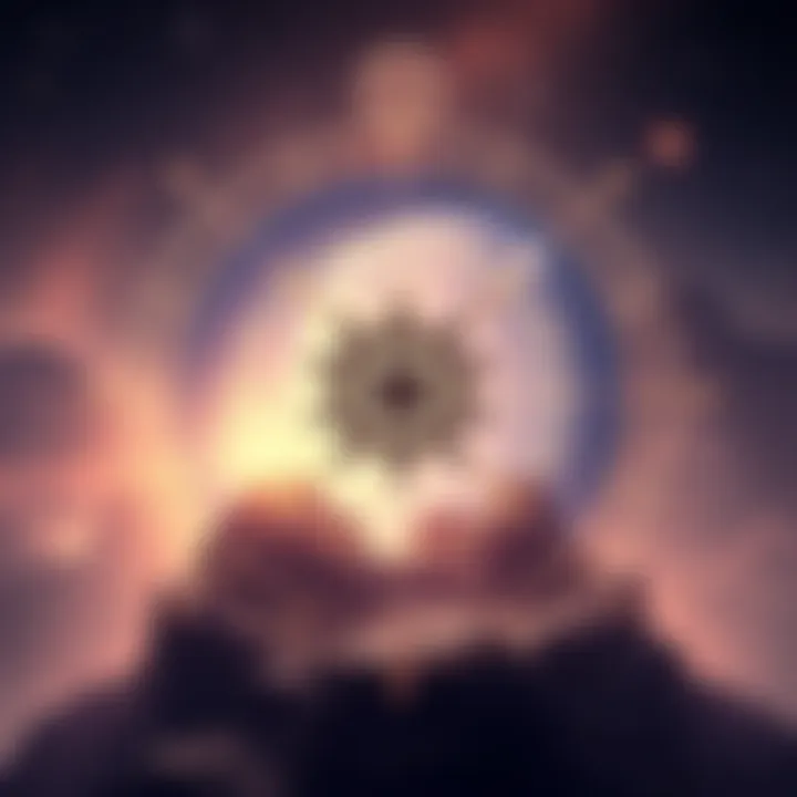 Gnostic Cosmology and Aeons A visual representation of Gnostic Cosmology showing Aeons with arrows indicating their relationships within the Hysterema and Kenoma structures.