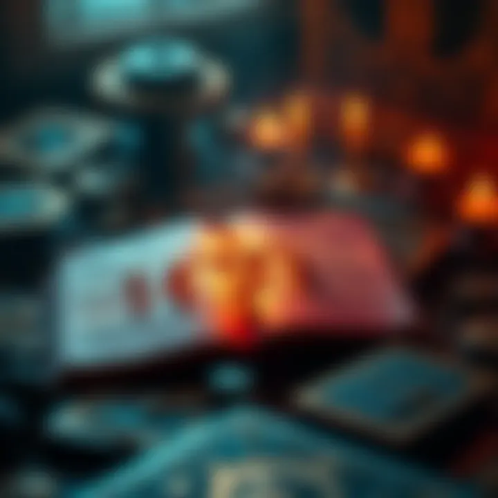 Gnosticism and Christianity A visual contrast between Gnostic texts and traditional Christian symbols, depicting a divide in beliefs about God.