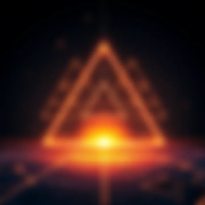 A visual representation of the Golden Ratio Triangle showcasing its proportions and applications in art and design.