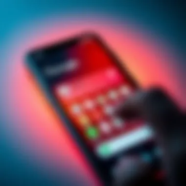 A smartphone screen displaying Google apps and settings with privacy icons