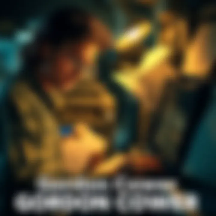 A person looking through old tapes and documents, searching for the July 19, 2000 episode with Gordon Cooper, hosted by Mike Seigel