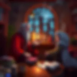 Gordon from Rune Soup talking about magic and spirits in a cozy setting