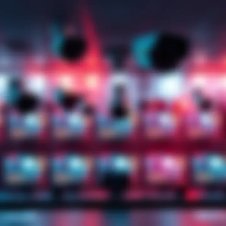 Gorgon Stare Surveillance System A view of surveillance cameras and a control room displaying multiple monitors, emphasizing the concept of monitoring and privacy protection.