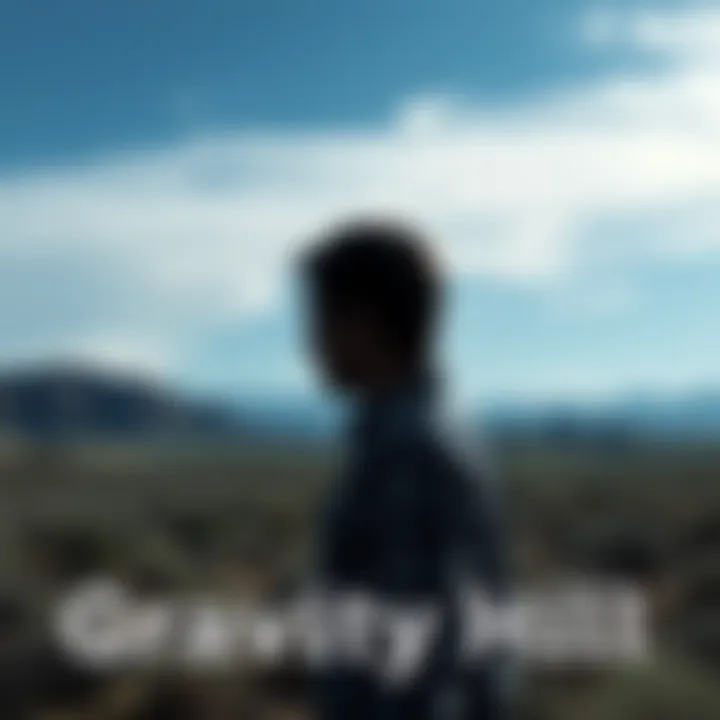 A photo showing a possible side profile of a man in a Utah landscape, with gravity hill in the background.