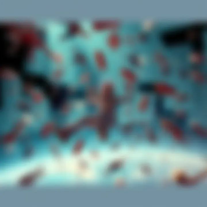 A visual representation of people and objects floating in the air during a 7-second gravity loss on August 12, 2026.