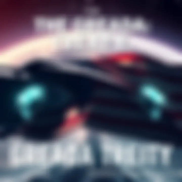 A visual representation of America’s supposed treaty with aliens, featuring a flag and an alien spacecraft in the background.