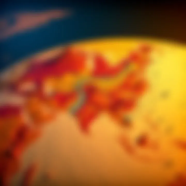 Detailed view of the Great Awakening Map showing connections and themes